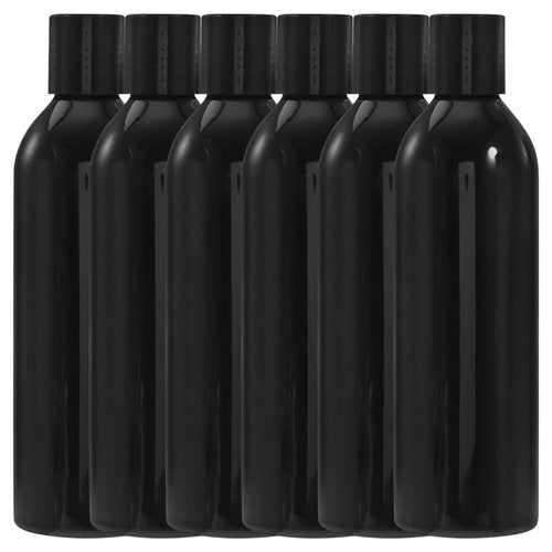 KALLORY Travel Bottles for Toiletries: 6pcs 8oz Plastic Bottles with Caps - Travel Size Containers for Shampoo Lotions Creams