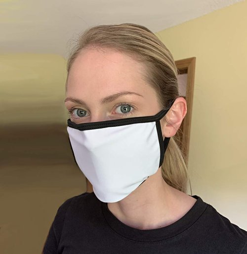 3dRose Face Mask Medium, I Have Boobs I Make The Rules