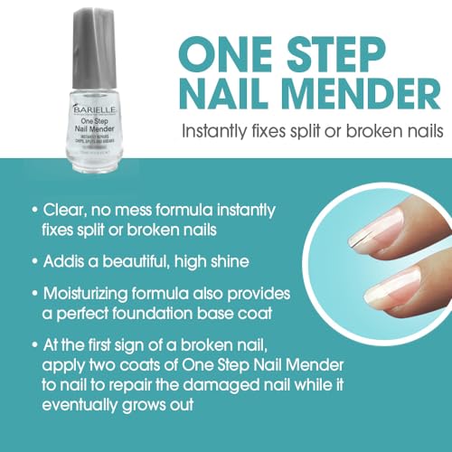 Barielle One Step Nail Mender .47 oz. - Repairs Split, Chipped and Damaged Nails Clear