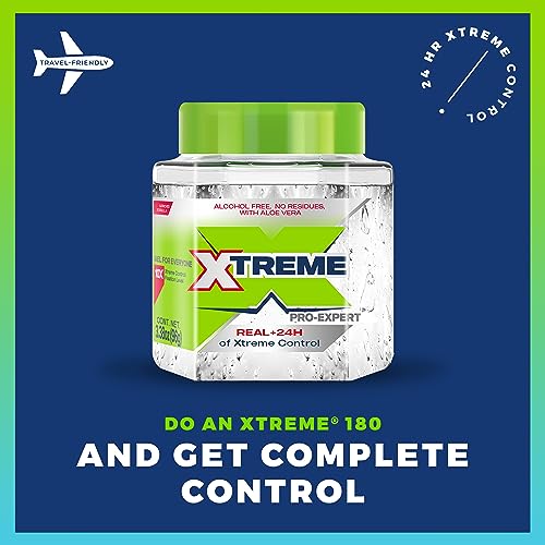 Xtreme Professional Hair Styling Gel, Clear, 10X Control Fixation Level, 8.81 oz, 3 Pack