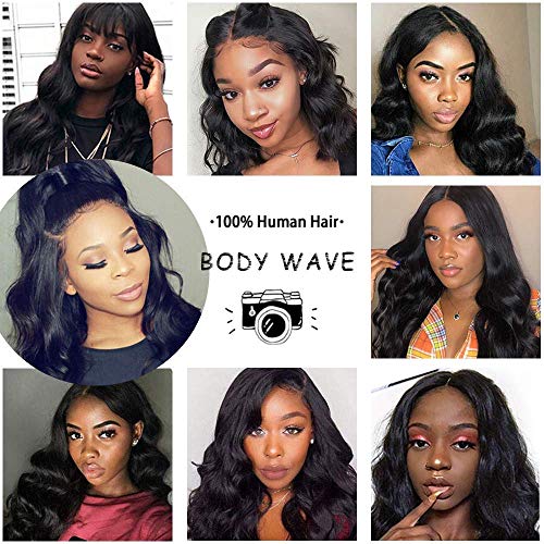 Foreverlove 13x4 HD Lace Front Wigs Human Hair 100% Unprocessed Brazilian Virgin Remy Hair Wigs for Women 200% Density (26 Inch,Body Wave)