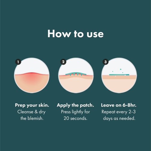 Mighty Patch Micropoint Large Hydrocolloid Pimple Patches for Face Blemishes from Hero Cosmetics, Acne Stickers for Early Stage Zits & Hidden Pimples, 395 Proprietary Micropoints, 8 Count (Pack of 2)