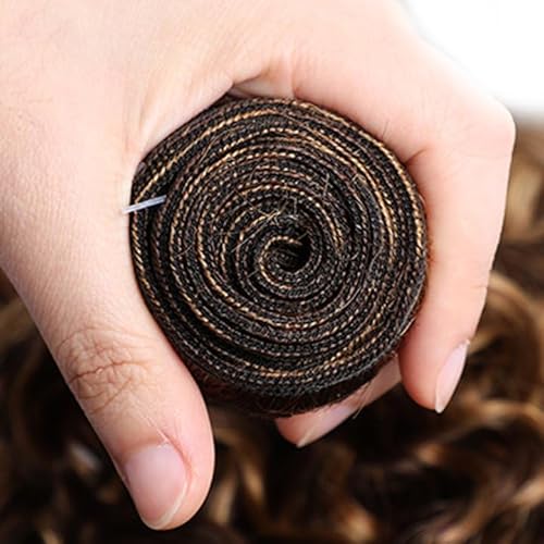 P430 Highlight Brown Bundles Human Hair Water Wave Bundles 34 34 34 Inch Unprocessed Brazilian Virgin Remy Hiair Chocolate Brown Water Wave 3 Bundle Human Hair Extensions