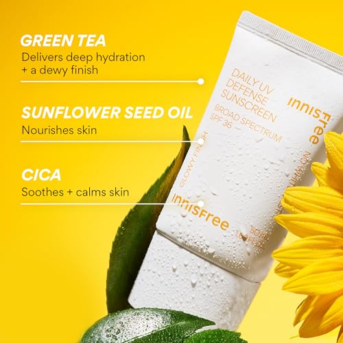 Innisfree Daily UV Defense SPF 36 ? Korean Face Sunscreen, Invisible Finish, Broad Spectrum, No White Cast, Lightweight, Hydrating