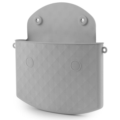 NPET Silicone Travel Makeup Bag with Magnetic Closure, Large Size Makeup Bag Organizer Easy Carry Travel Cosmetic Bag Travel Essentials Soft Silicone Make up Bags for Women Girls Men (Gray)
