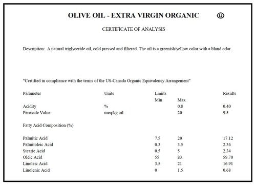 Renewalize Certified Organic Olive Oil - Dry Skin Body and Hair Moisturizer | Unrefined Extra Virgin Cold Pressed | Hot Oil Treatment