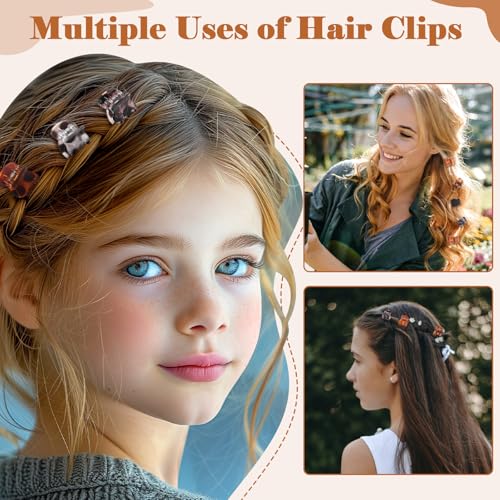 70 Pcs Mini Hair Claw Clips, Small Hair Clips for Women Girls, Non Slip Tiny Jaw Claw with Compartment Box, 7 Colors