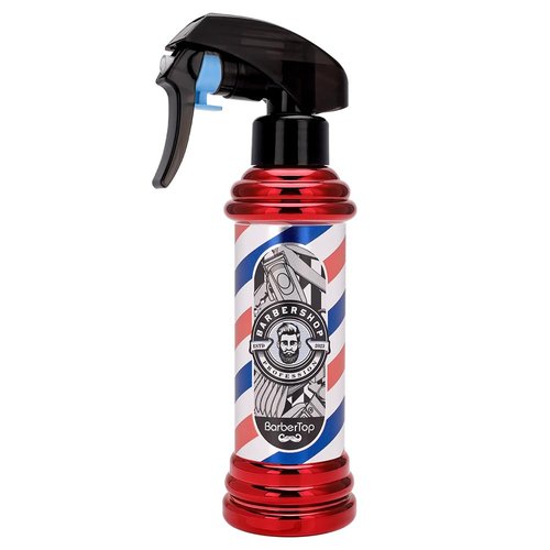 Barber Spray Bottle, Barber Stylist Fine Mist Sprayer, Refillable Container & Spray Bottle for Hairdressing, Cleaning, Plants 6.76 ounce (Red)