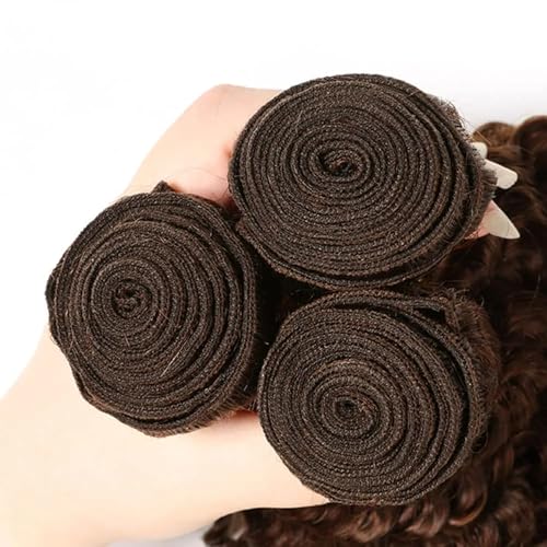 #30 Light Brown Bundles Human Hair Deep Wave 3 Bundles 34 34 34 Inch Unprocessed Brazilian Virgin Remy Brown Deep Wave Bundle Huma Hair Extensions