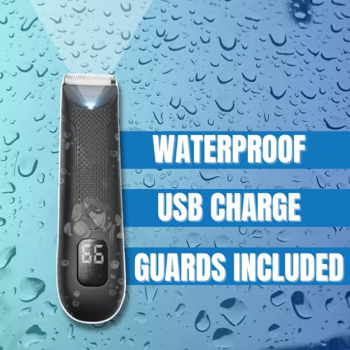 BOOLAS Razor - Body Hair Trimmer for Men and Women, Cordless Body Trimmer, Waterproof Body Shaver, Hypoallergenic Ceramic Blade Head