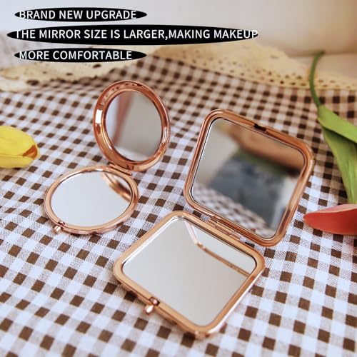 Personalized Gifts for Women Girls, Inspirational Compact Mirrors, Friendship Gifts, 2025 Graduation Gifts for Her, Unique Mothers Day Birthday Gifts for Mom Wife Sister Daughter Grandma Niece Friends