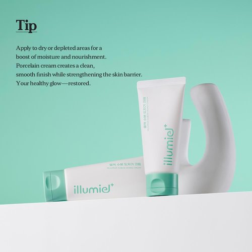 illumiel Aqua Hydrating Smooth Moisturizer for Long-lasting Skin Moisture Barrier with Xylitylglucoside & 5 types of Ceramides [Vegan & Korean Skincare] - 1.69 fl. oz.