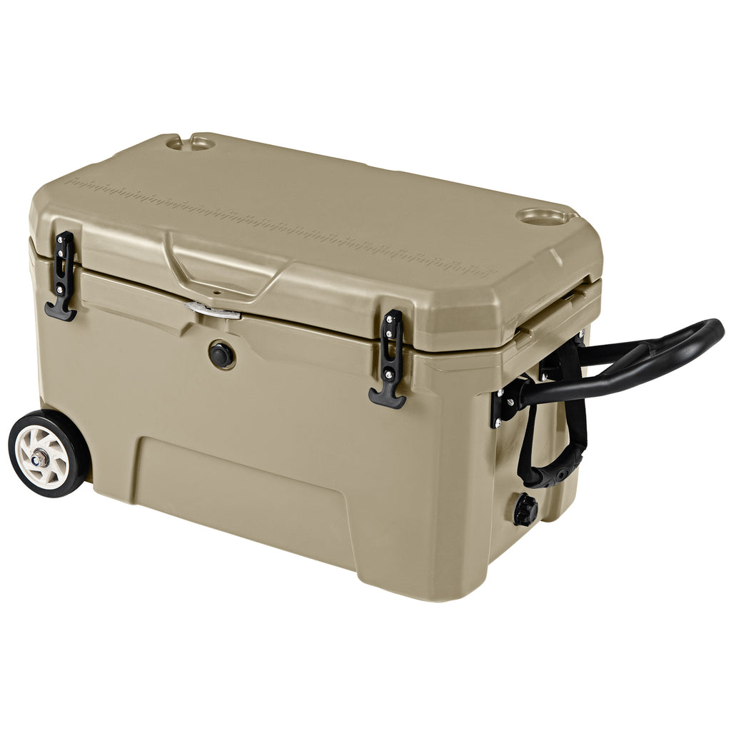 75 Quart Portable Hard Cooler with 6-Day Ice Retention and Wheels
