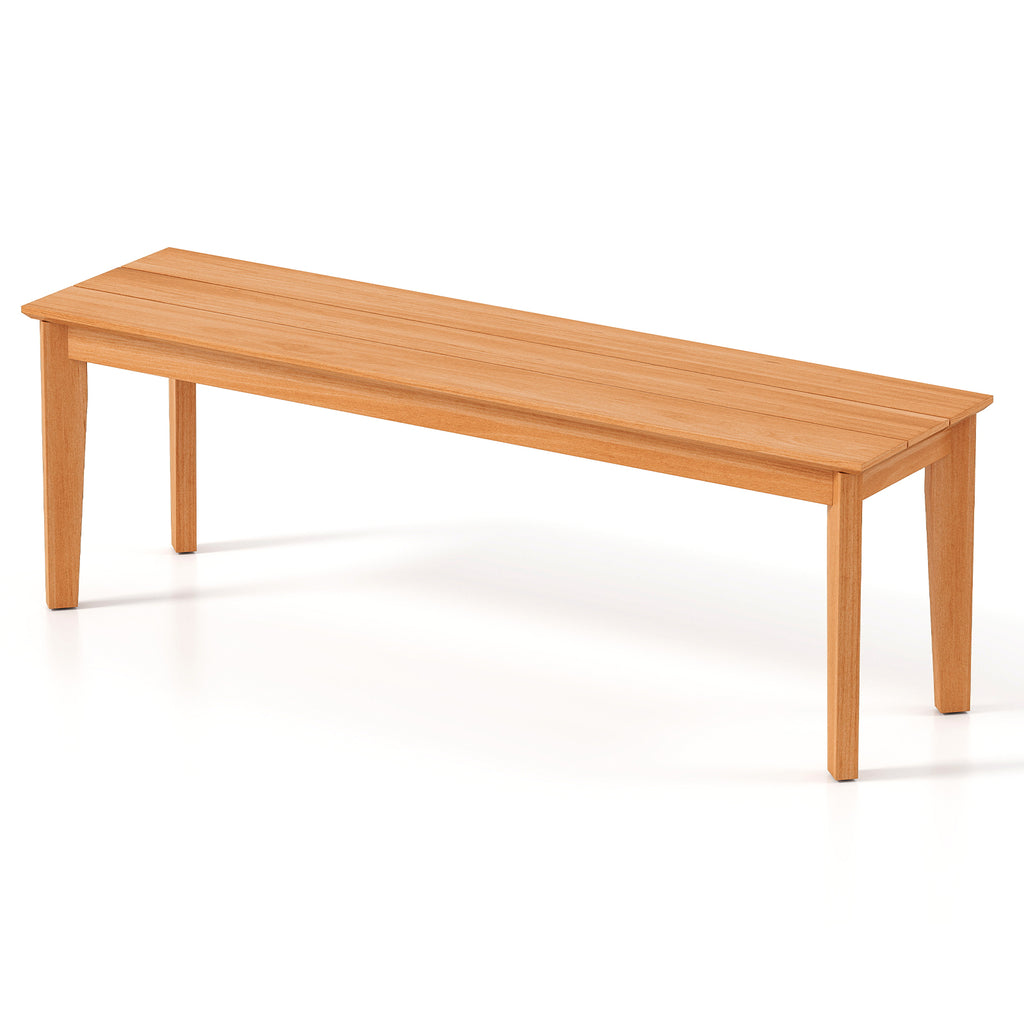 55 Inch Outdoor Teak Wood Bench - 880 LBS Capacity