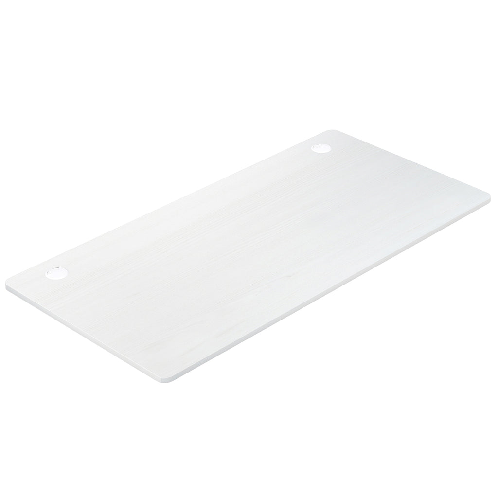 55 x 28 inch Tabletop for Standard and Standing Desk Frames - White