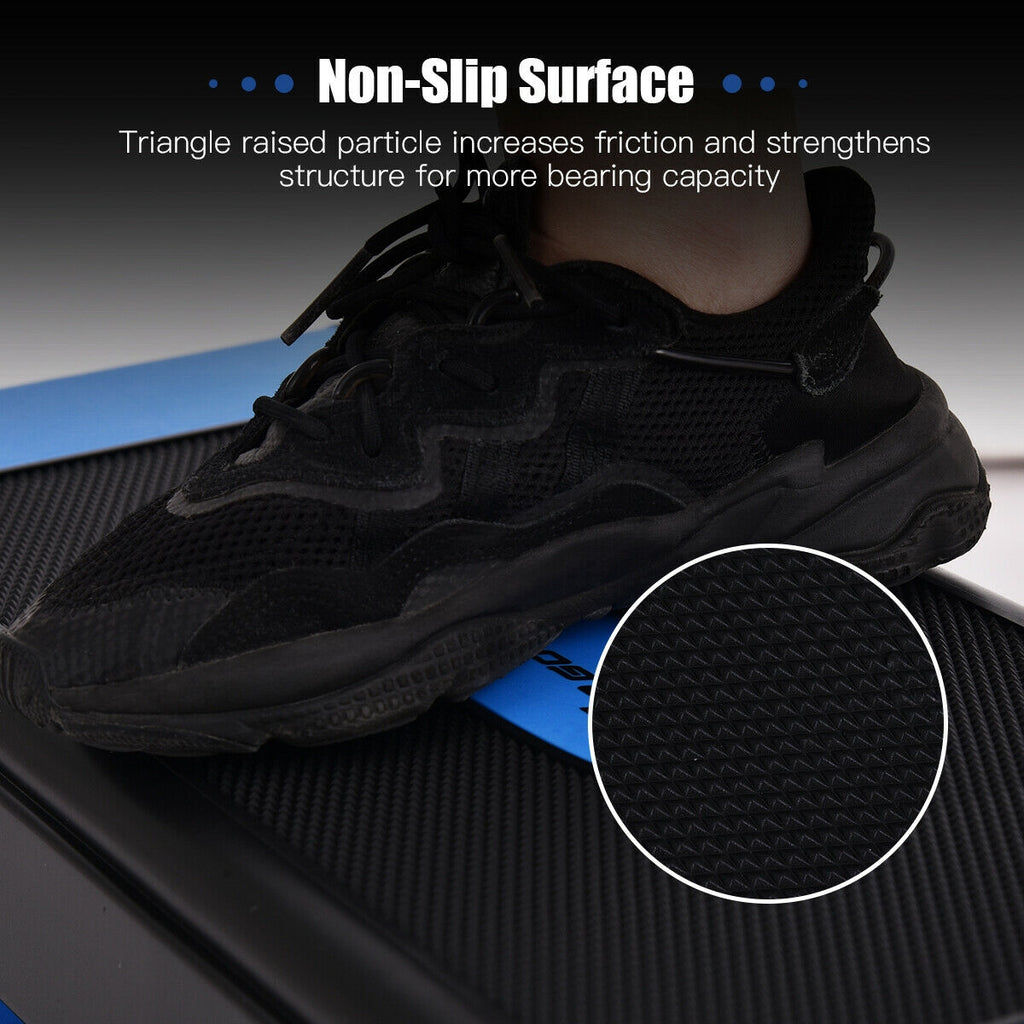 Aerobic Exercise Stepper Trainer with Adjustable Height 5-7-9 Inches - Blue Variation
