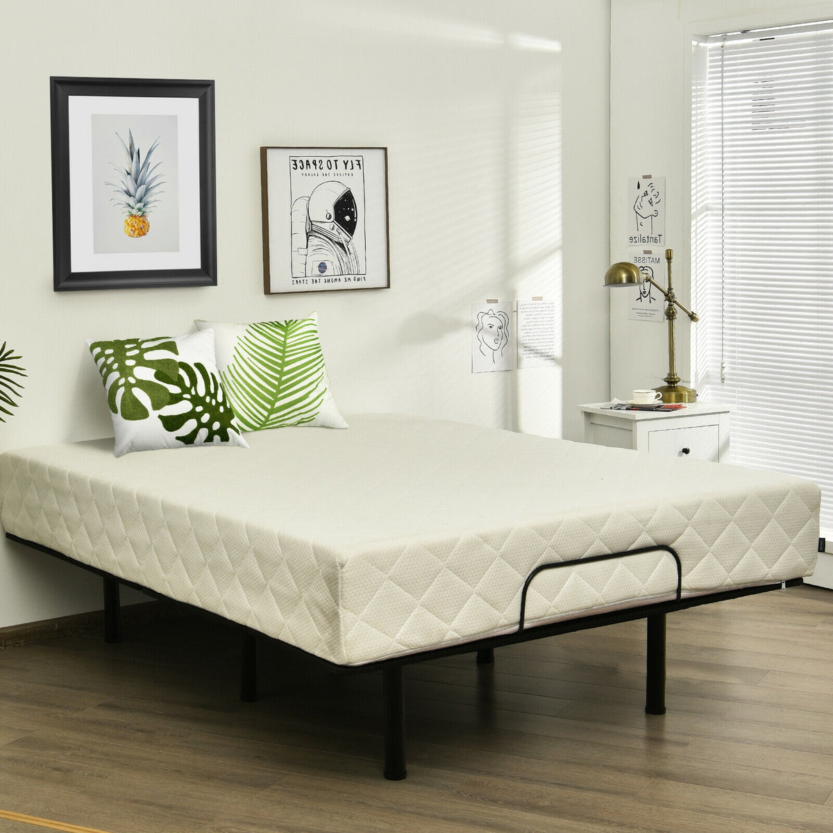 Queen Size Adjustable Bed Base with Wireless Remote - Style B