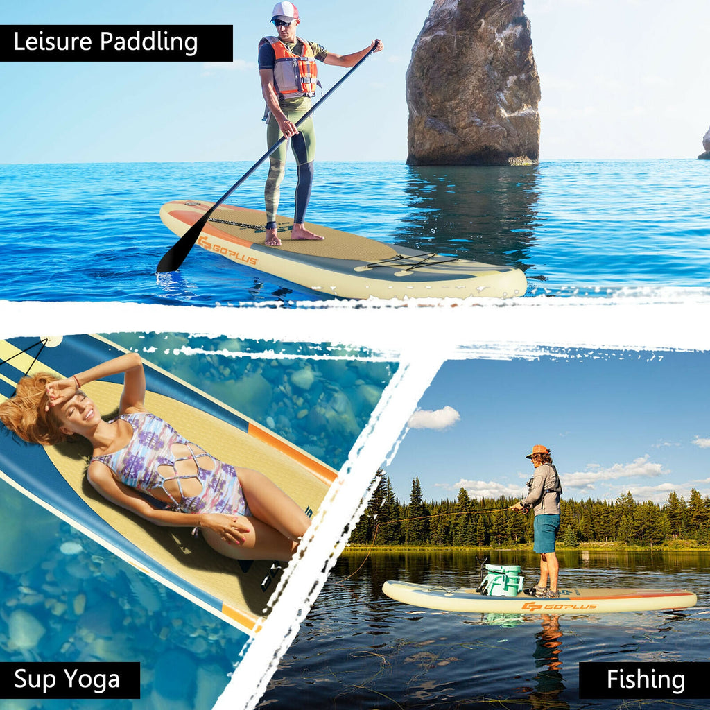 Lightweight Inflatable Stand Up Paddle Board with Bag Aluminum Paddle and Pump - M Size