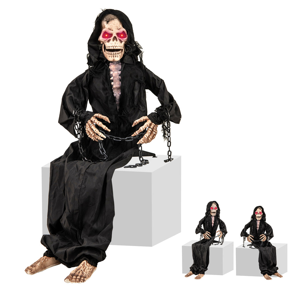 Halloween Groundbreaker Climbing Zombie Inflatable Pumpkins - Yard Decor