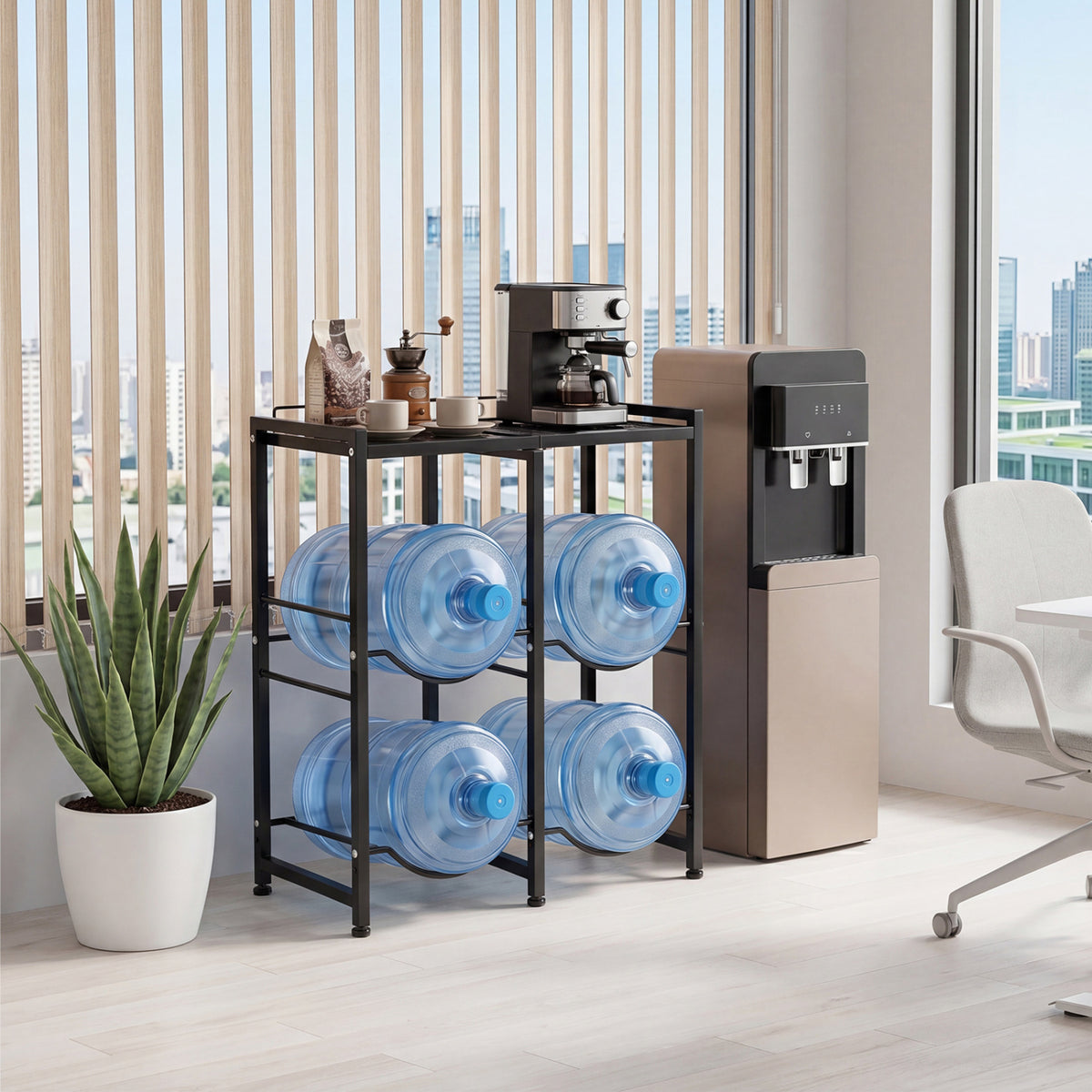 5 Gallon Water Jug Holder for 4 Bottles