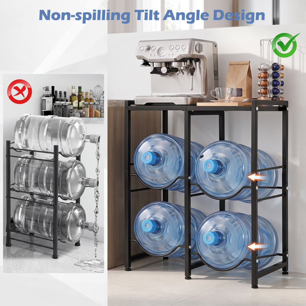 5 Gallon Water Jug Holder for 4 Bottles