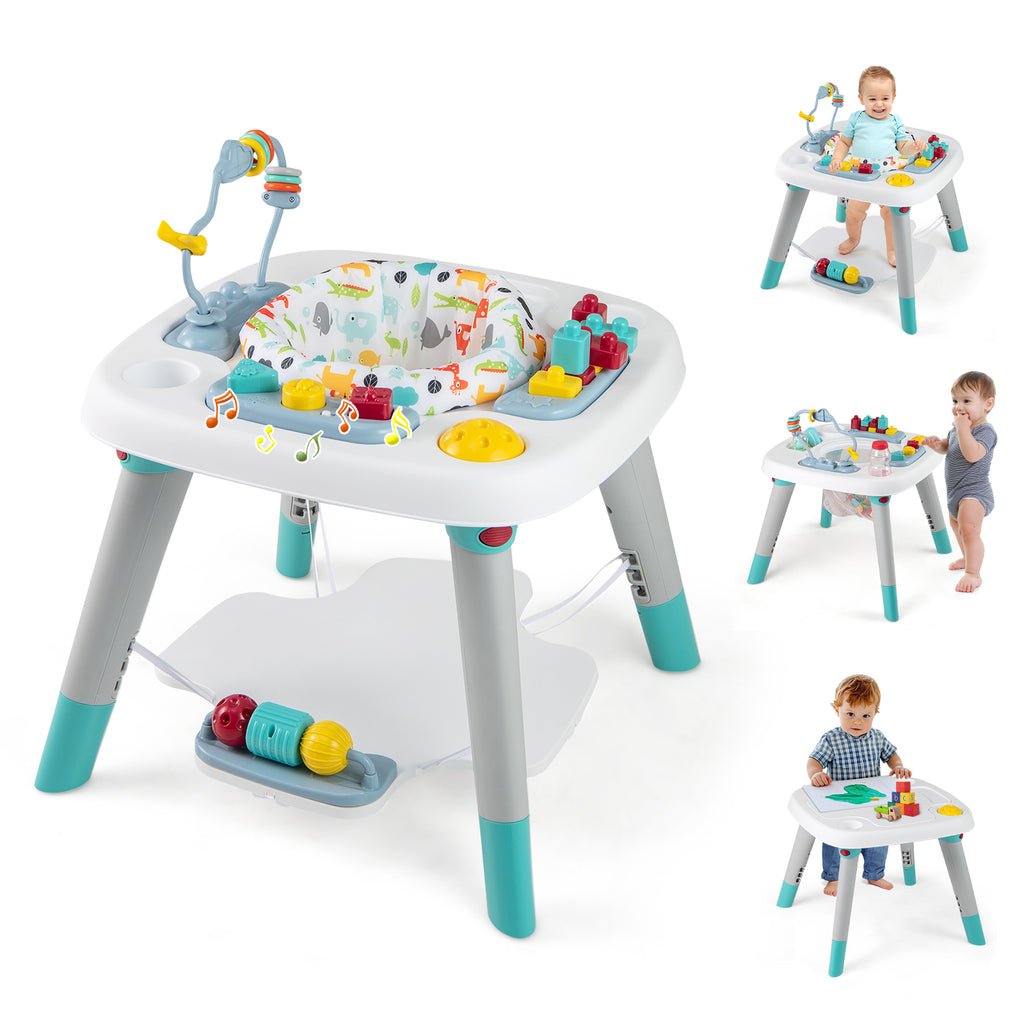 6-in-1 Baby Activity Center Infant Jumper with Adjustable Height & 360° Seat