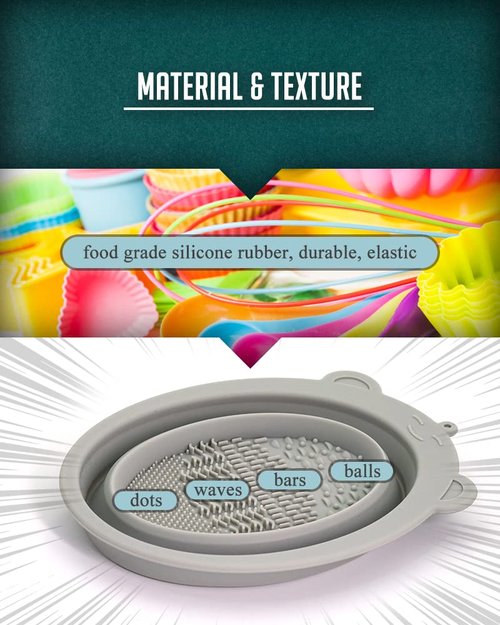 Freetune Collapsible Shaving Bowl - Silicone Rubber Multi Purpose Portable Bowl - Pocket Size, Easy to Carry, Durable, Flexible