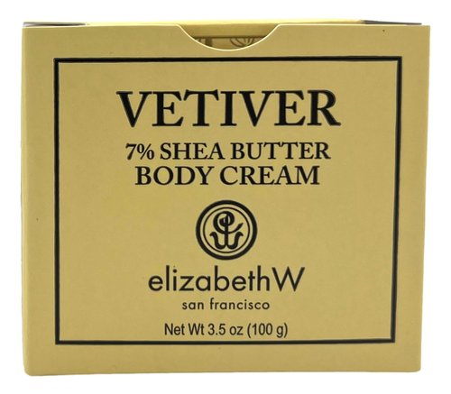 elizabeth W Vetiver Body Cream, 3.5 Ounces