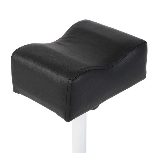 Professional Pedicure Manicure Footrest Stool Chair, Height Adjustable 15-22.4 Inches, Salon Spa Equipment