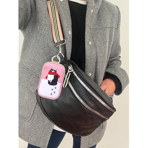 COOKOOKY 2 Pack Hand Sanitizer Spray Case Compatible with Touchland, Hand Sanitizer Holder, Mini Zippered Pouch, Small Makeup Bag for Women Friends Girls Gifts Idea