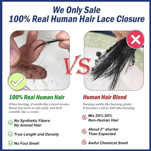 2x6 HD Transparent Skinlike Human Hair Lace Closure Body Wave 16inch 100% Brazilian 2x6 Closure Virgin Human Hair Kim K Middle Part Closure Body Wave Natural Black Glueless Pre Plucked Bleached