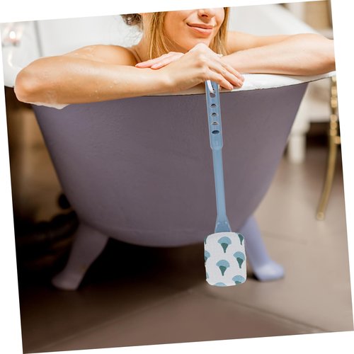 Beatifufu 1Pc Long Handle Bath Brush for Back Cleaning Body Massage Scrubber Shower Brush Soft Bathing Accessory for Exfoliation Care for Shower Use