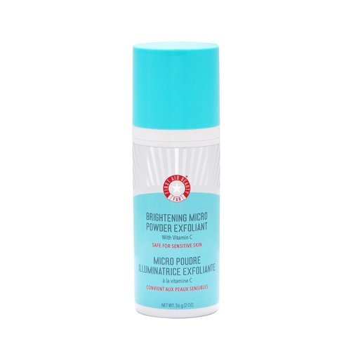 First Aid Beauty Micro Powder Exfoliant - Face Exfoliator with Vitamin C & Jojoba Beads - Ultra-Fine Face Scrub Revives Dull Skin, (2 oz)
