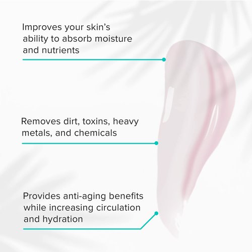 ClarityRx Live + Be Well Probiotic + Pink Himalayan Salt Face Mask, Natural Plant-Based Moisturizing Facial Treatment for All Skin Types, Reduces Redness, Acne & Signs of Aging (1.7 oz)