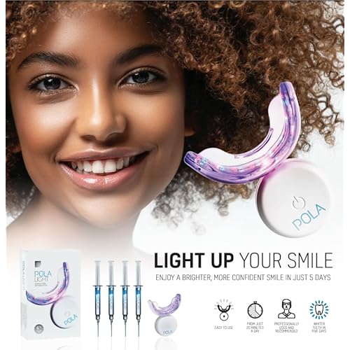 PolaLight Home Tooth Whitening System Kit 22% Carbamide Peroxide Ea