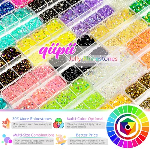 Solid Black Resin Flatback Rhinestones for Crafting Pure Black Flatback Jelly Stones 2mm 3mm 4mm 5mm 6mm Gems Diamonds for Nails Face Eyes Makeup Tumblers Bottles Crafts Clothes Shoes Phones