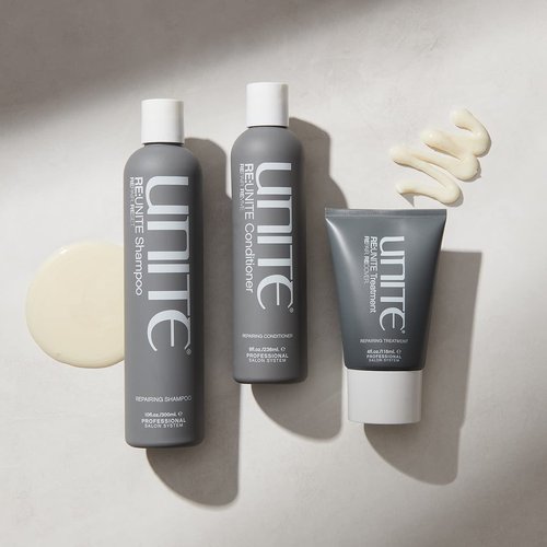 UNITE Hair – RE:UNITE Treatment – Strengthening & Reparative Treatment for Damaged or Over-Processed Hair – Restores Strength, Softness & Elasticity – Vegan & Paraben-Free, 4oz