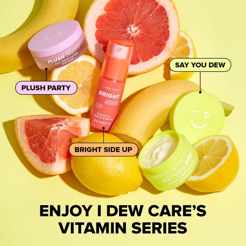 I DEW CARE Vitamin C Face Serum - Bright Side Up | Hydrating with Niacinamide, Korean Glass Skin Care, Facial Treatment, Non-irritating, Lightweight, Exfoliating, 1.01 FL Oz