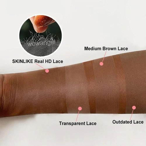 Body Wave 0.095mm Real HD 5x5 Lace Closure Invisible and Breathable Real HD Lace Closure 100% Human Hair with Tiny Single Knots Full Density Hair Natural Hairline (12inches)