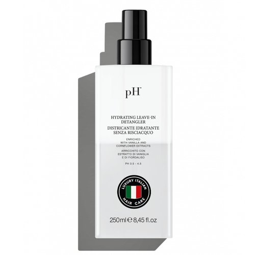 pH PURE HAIR Leave-In Detangler Spray – Curly Hair Detangler with Vanilla & Iris – Lightweight Curl Conditioner & Moisturizer for Shine, Frizz Control & Softness – Italian Luxury Hair Care - 8.45 Oz