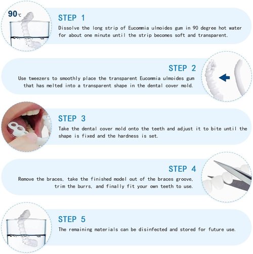 ‌2 Pairs, Temporary & Comfortable, Natural Look, Restore Confidence (1.0)