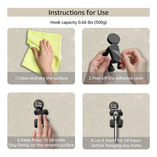 AGMDESIGN Her King Silicone Razor Holder, Funny Bathroom Decor for Inside Shower, Cool Gadgets Leg Razor Holder for Men Boyfriend Her King, Valentine’s Day Birthday Gifts for Men Boyfriend Husband Dad