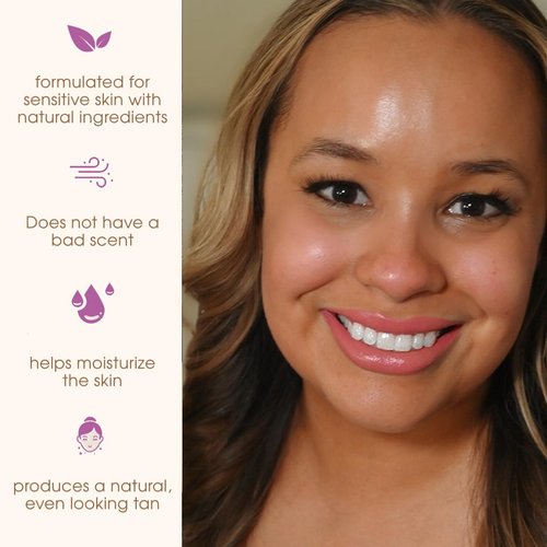 GLEOW Face Tanning Drops to Add to Moisturizer, Face Self Tanner with Revitalizing Cream, Bronzing Drops with Hydrating Cream 1oz+3.4oz