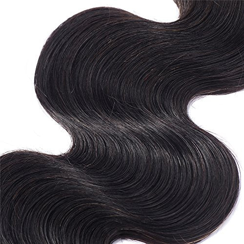 6A Grade Brazilian Virgin Body Wave Hair 3 Bundles 14" 16" 18" Natural Color 100% Unprocessed Brazilian Virgin Human Hair Extension Body Wave