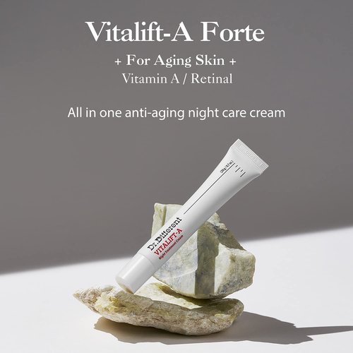 Dr.Different VITALIFT-A Retinal 0.05% - Anti-Aging And Anti-Wrinkle Night Treatment For Lifting And Firming-Face Moisturizer Cream With Vitamin A & Hyaluronic Acid, 0.7oz.