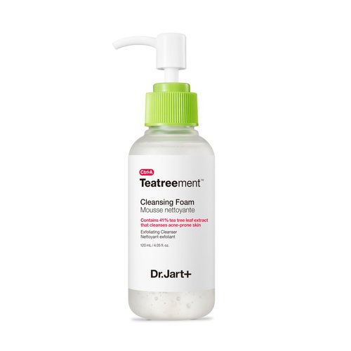 Dr.Jart+ Teatreement Cleansing Foam Korean Face Wash for Oily Skin | Korean Skin Care, 4.05 Fl Oz