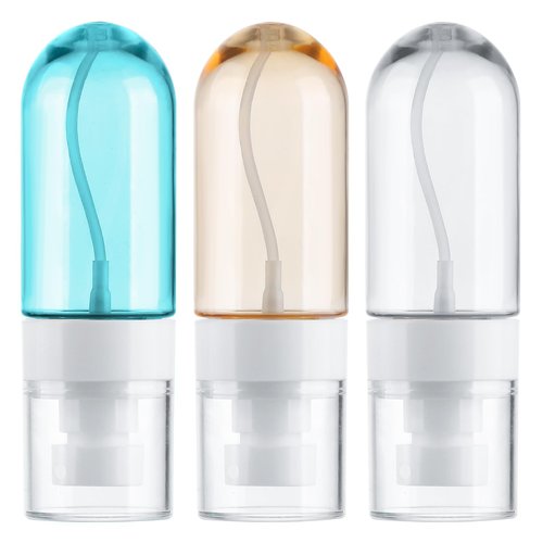 Gungtien Small Spray Bottle Travel Size,3 Pack 2oz Mini Travel Bottles Refillable Empty Plastic Containers Leak Proof for Perfume Toners Rose Water Cosmetics