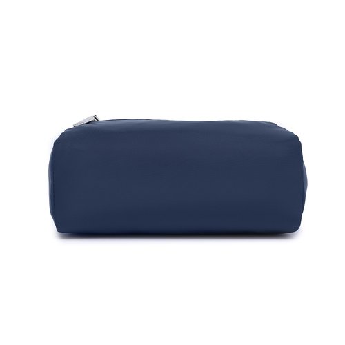 YONBEN Nylon Female cosmetic bags Canvas toiletry bags Wash bags with large capacity Simple design (Nylon/Navy Blue)