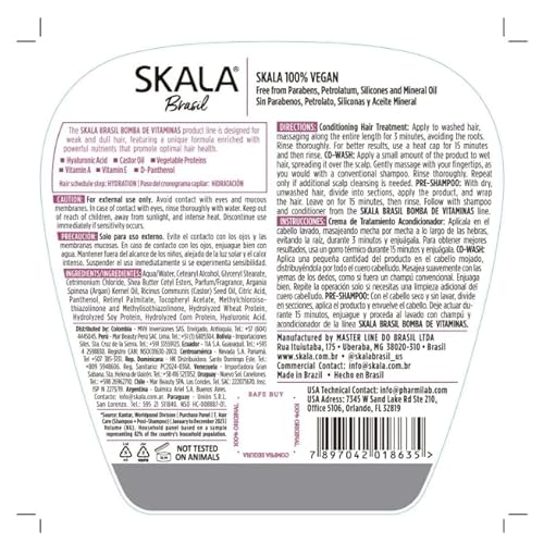 SKALA Brasil Bomba De Vitaminas Hair Treatment Cream - 35.2 Ounce