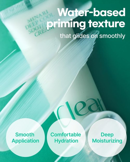 ClearDea Minari Cool Soothing Cream for face – K-Beauty Hydrating & Moisturizer with Korean Water Parsley, 30ml/1.01oz